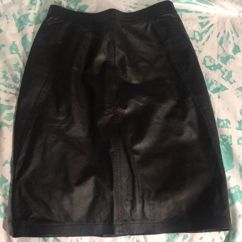 Leather skirt